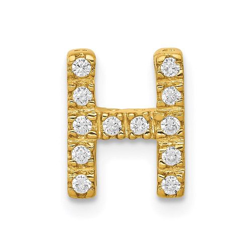 K Diamond Initial H Charm - Jewelry - Modalova