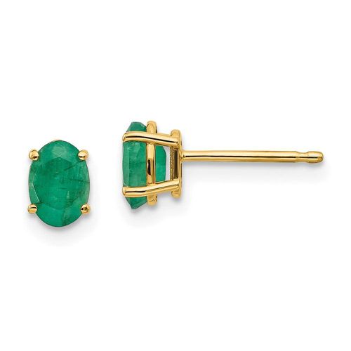 K Emerald Earrings - May - Jewelry - Modalova