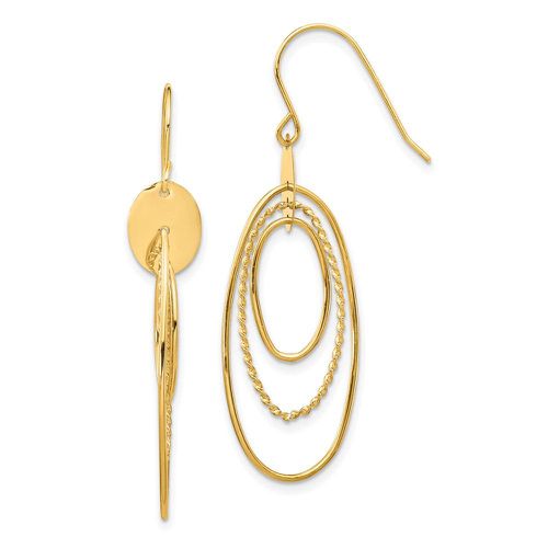 K Oval Dangle Earrings - Jewelry - Modalova