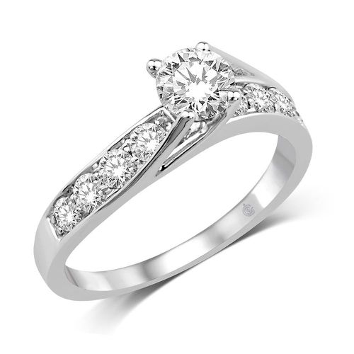 K White Gold 1 Ct.Tw Engagement Ring - Star Significance - Modalova