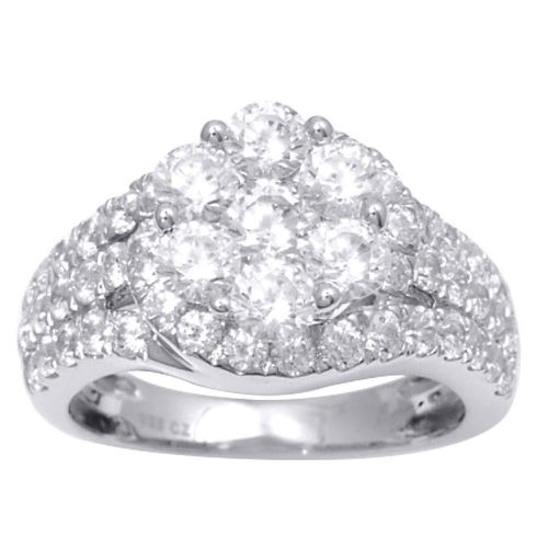 K White Gold 3 Ct.Tw. Diamond Fashion Ring - Star Significance - Modalova