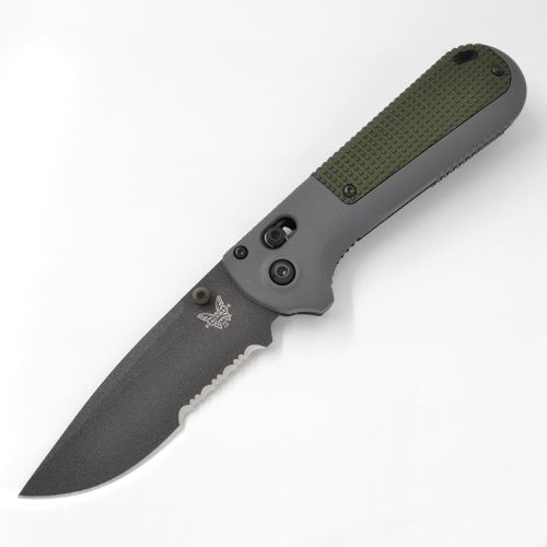 Folding Knife - Redoubt Cobalt Black Steel Blade Grivory Handle / 430SBK - Benchmade - Modalova