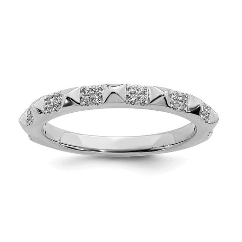 K White Gold Diamond Ring - Stackable Expressions - Modalova