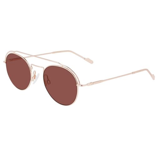 Women's Sunglasses - Rose Gold Metal Pilot / CK21106S 780 - Calvin Klein - Modalova
