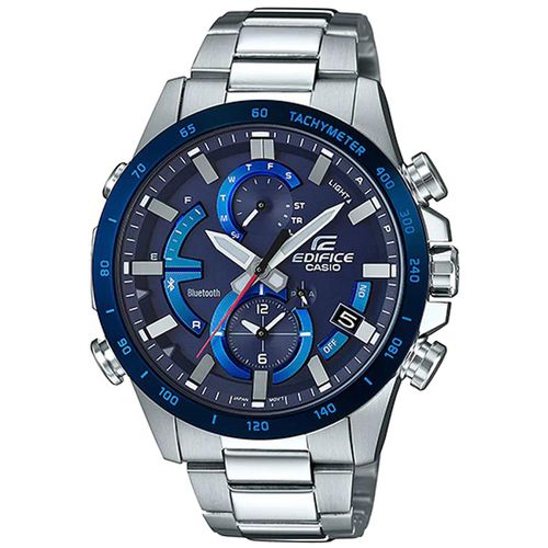 Men's Chronograph Watch - Edifice Alarm Stainless steel Bracelet / EQB900DB-2A - Casio - Modalova