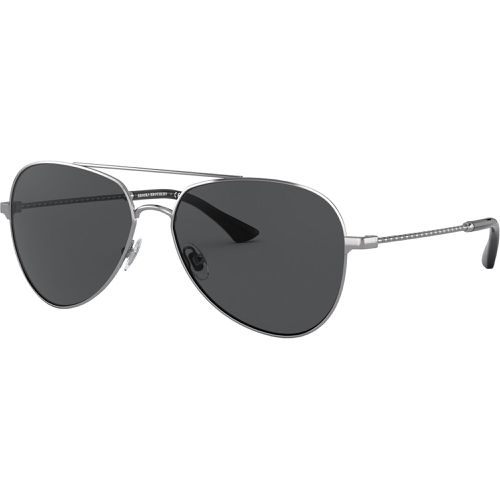 Men's Sunglasses - Shiny Gunmetal Full Rim Aviator / 0BB4056 151087 - Brooks Brothers - Modalova