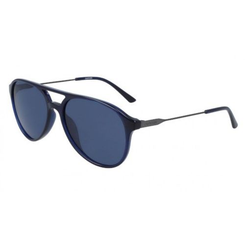 Men's Sunglasses - Crystal Navy Pilot Frame / CK20702S 410 - Calvin Klein - Modalova