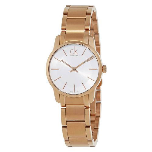 Women's Bracelet Watch - City Rose Gold Stainless Steel / K2G23646 - Calvin Klein - Modalova