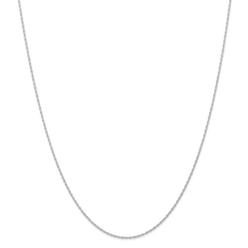 K White Gold .95 mm Carded Cable Rope Chain - Jewelry - Modalova