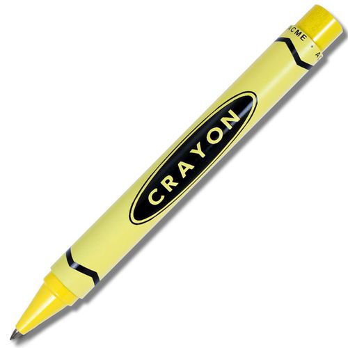 Retractable Roller Ball Pen - Crayon Yellow / P3YLRR - ACME - Modalova