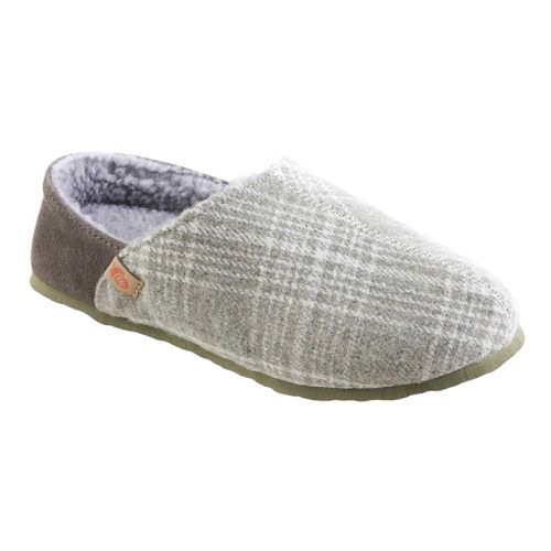 Women's Slippers - Parker Comfort Grey Plaid Flannel, Large / A20153GPLWL - Acorn - Modalova