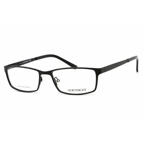 Men's Eyeglasses - Semi Matte Black Metal Rectangular Frame / Ad 111 0003 00 - Adensco - Modalova