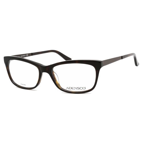 Women's Eyeglasses - Dark Havana Full Rim Rectangular Frame / Ad 215 0086 00 - Adensco - Modalova