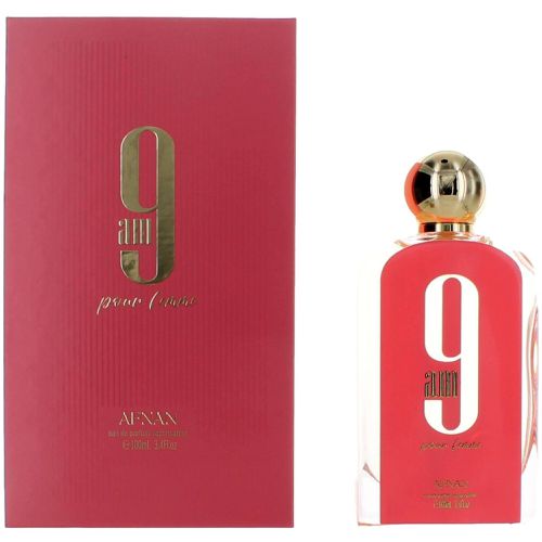 Women's Eau De Parfum Spray - 9 AM Delightful Blend of Notes Fragrance, 3.4 oz - Afnan - Modalova