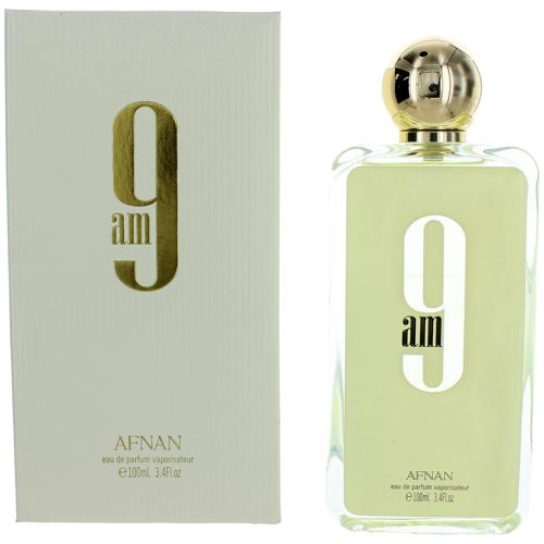 Men's Eau De Parfum Spray - 9 AM Light and Fresh Earthy Undertone, 3.4 oz - Afnan - Modalova