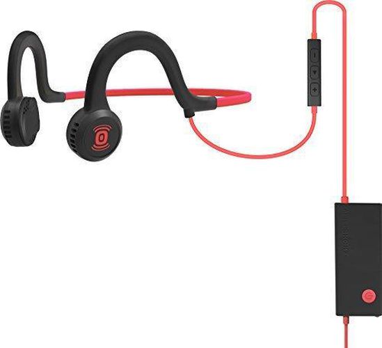 AS451LR Sportz Titanium Open Ear Wired Lava Red Bone Conduction Headphone with Mic - AfterShokz - Modalova