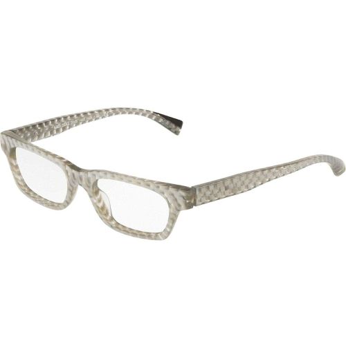Women's Eyeglasses - Silver Damier Plastic Frame / 0A03091 001 - Alain Mikli - Modalova