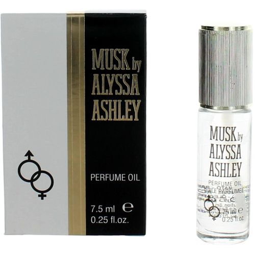 Women's Perfume Oil - Fresh Musk with Irresistible Charm, 0.25 oz - Alyssa Ashley - Modalova