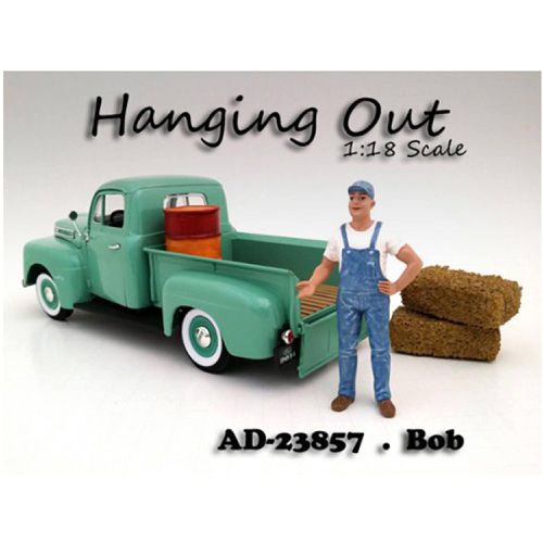 Hanging Out Bob Figure - 4 inch For 1:18 Scale Models Blister Pack - American Diorama - Modalova