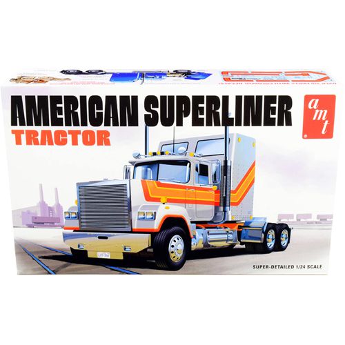 Scale Model Kit - Skill 3 American Superliner Semi Tractor Vinyl Tires - AMT - Modalova