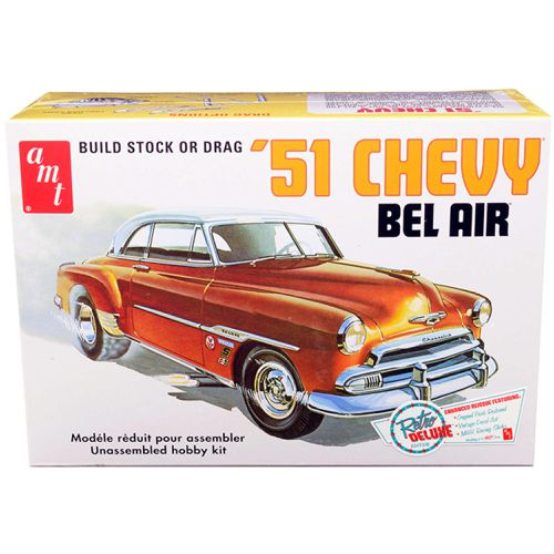 Model Kit - Skill 2 1951 Chevrolet Bel Air 2-in-1 Retro Deluxe Edition - AMT - Modalova