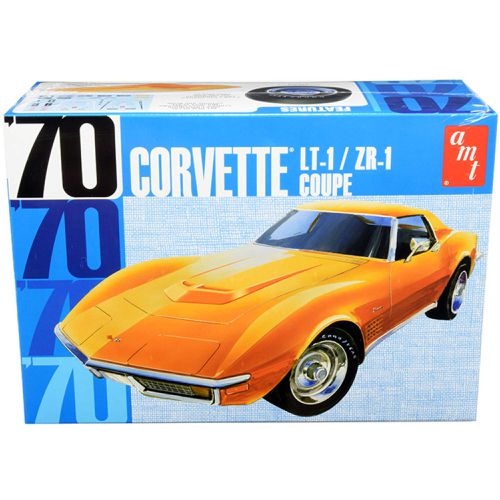 Model Kit - Skill 2 1970 Chevrolet Corvette LT-1/ZR-1 Coupe Vinyl Tires - AMT - Modalova