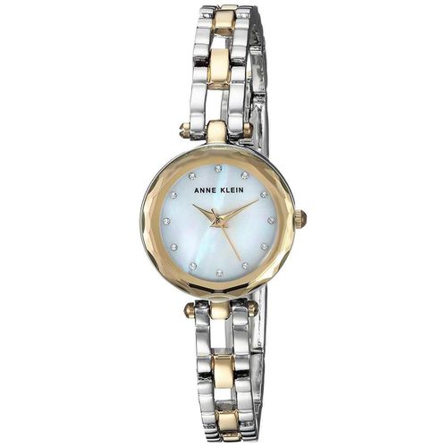 Women's Bracelet Watch - Quartz MOP Dial Two Tone Steel Crystal / 3121MPTT - Anne Klein - Modalova