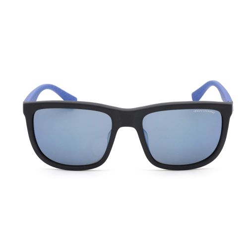 Men's Sunglasses - Matte Blue Rectangular Frame / AX4093SF 829555 - Armani Exchange - Modalova