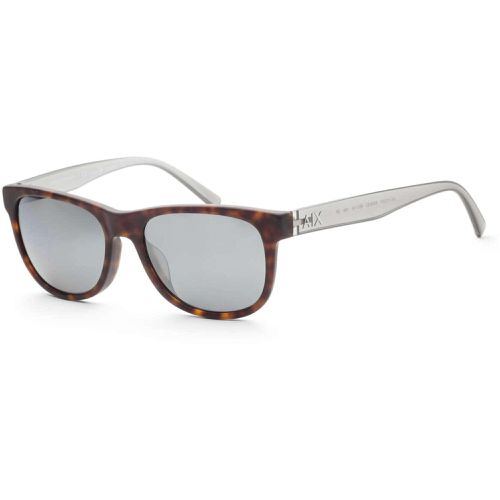 Men's Sunglasses - Matte Havana / 0AX4103SF 8029Z356 - Armani Exchange - Modalova