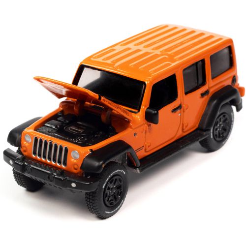Auto World 1/64 Car - Sport Utility Jeep Wrangler Unlimited Moab Crush Orange - Autoworld - Modalova