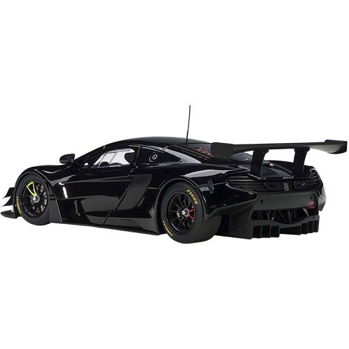 Model Car - Mclaren 650S GT3 Gloss Black with Matt Black Accents - Autoart - Modalova