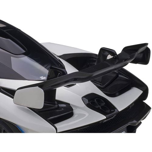 Model Car - 1/18 Scale Mclaren Senna Vision Pure Composite White and Black - Autoart - Modalova