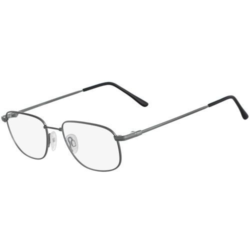 Men's Eyeglasses - Gunmetal Metal Frame Rectangular Shape / 54 033 - Autoflex - Modalova