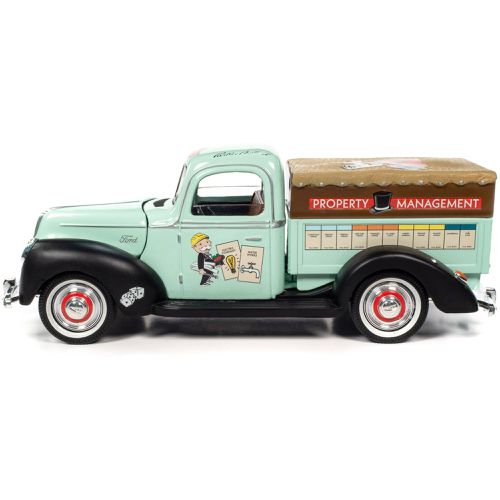 Model Pickup Truck - 1940 Ford Property Management Light Green - Autoworld - Modalova