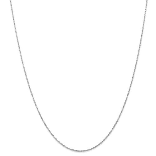 K White Gold Carded Rhodium-plated 0.70mm Rope Chain - Jewelry - Modalova
