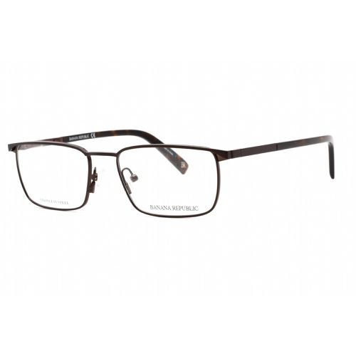 Men's Eyeglasses - Matte Brown Metal Rectangular / BR 103 04IN 00 - Banana Republic - Modalova