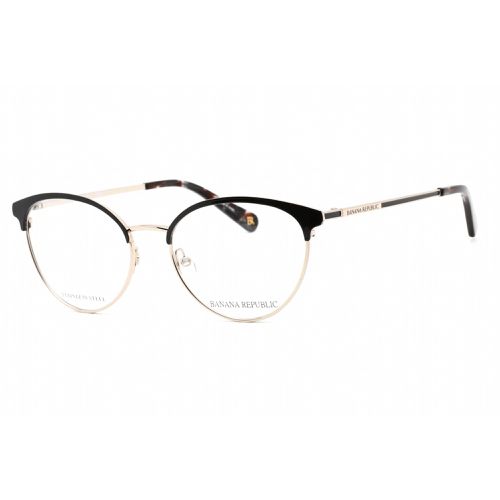 Women's Eyeglasses - Black Gold Frame Clear Demo Lens / BR 214 02M2 00 - Banana Republic - Modalova