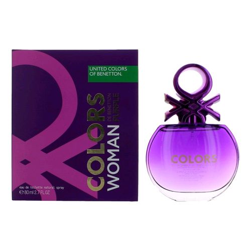 Colors De Purple by , 2.7 oz Eau De Toilette Spray for Women - BENETTON - Modalova