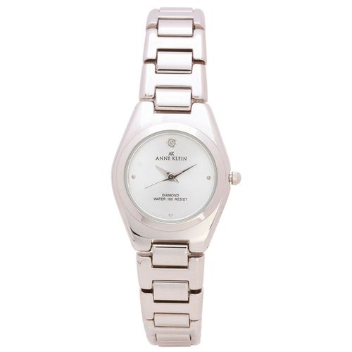 Women's Watch - Quartz Diamond Silver Stainless Steel Bracelet / 10-739SVSV - Anne Klein - Modalova