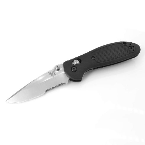 Folding Knife - Mini Griptilian Drop-Point Serrated Edge Blade / 556S-S30V - Benchmade - Modalova