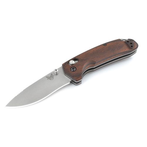 Knife - North Fork Stabilized Wood Handle Steel Blade Axis Lock / 15031-2 - Benchmade - Modalova