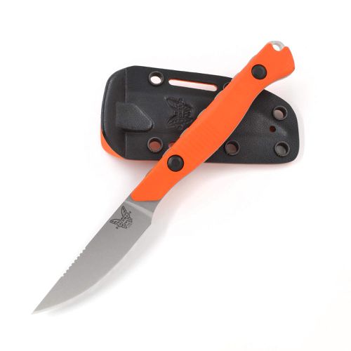 Hunting Knife - Flyway Orange G10 Handle Straight Back Fixed Blade / 15700 - Benchmade - Modalova