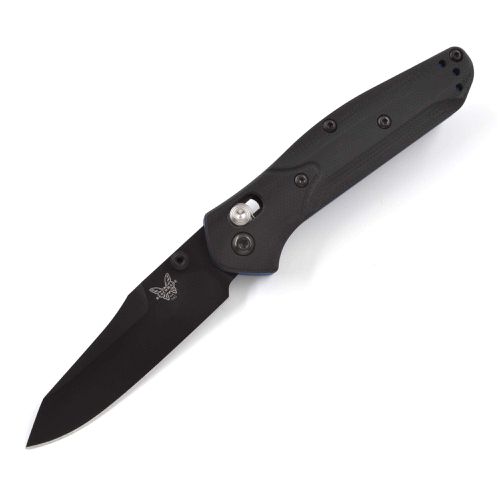 Pocket Knife - Mini Osborne Blue and Black Handle Axis Lock / 945BK-1 - Benchmade - Modalova