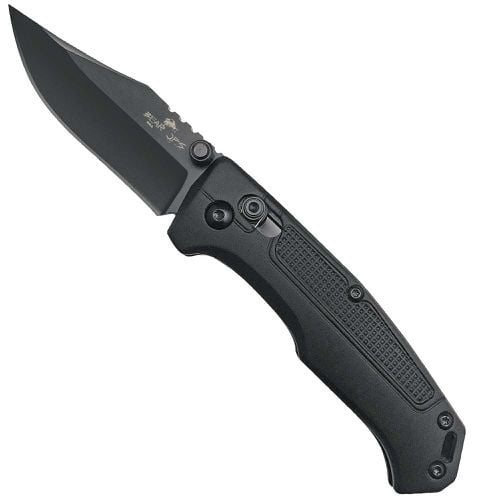 Knife - Lock Modified with Pocket Clip Aluminum Handle / BSMC-500-ALBK-B - Bear & Son - Modalova