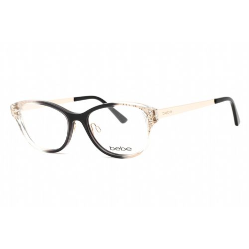 Women's Eyeglasses - Jet Gradient Rectangular Shape Frame Clear Lens / BB5168 001 - Bebe - Modalova