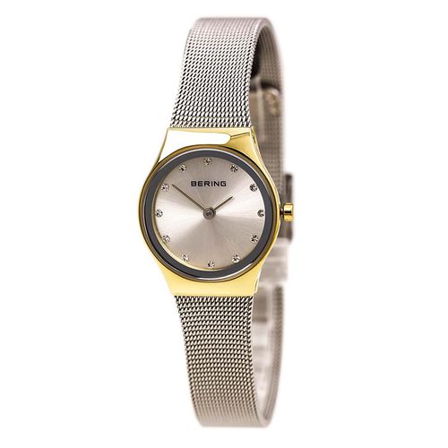 Women's Classic Milanese Steel Mesh Bracelet White MOP Dial Watch - Bering - Modalova
