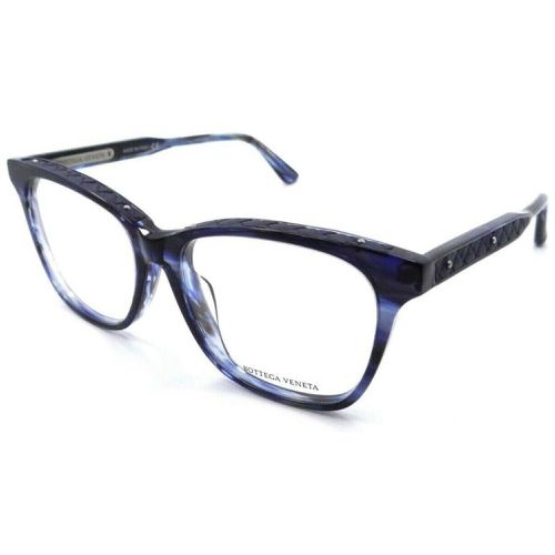 Women's Eyeglasses - Blue Transparent / BV0070OA 003 - Bottega Veneta - Modalova