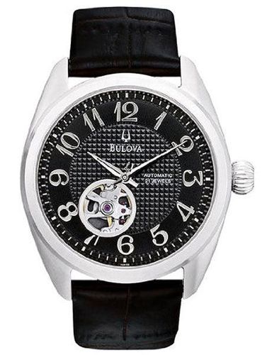 A125 Men's Mechanical Black Dial Automatic Watch - Bulova - Modalova