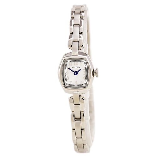 L221 Women's Classic Silver Tone Dial Stainless Steel Bracelet Watch - Bulova - Modalova