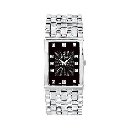 Bulova Men's Diamond Watch 96D12 - Bulova - Modalova